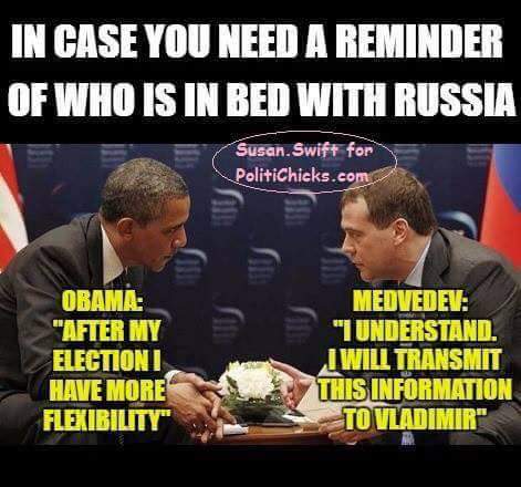 StLucieGOP's tweet photo. Keep your eye on the ball.  We know which President was in bed (metaphorically speaking for those  cerebrally challenged) with the Russians. https://t.co/HKJixlacUW