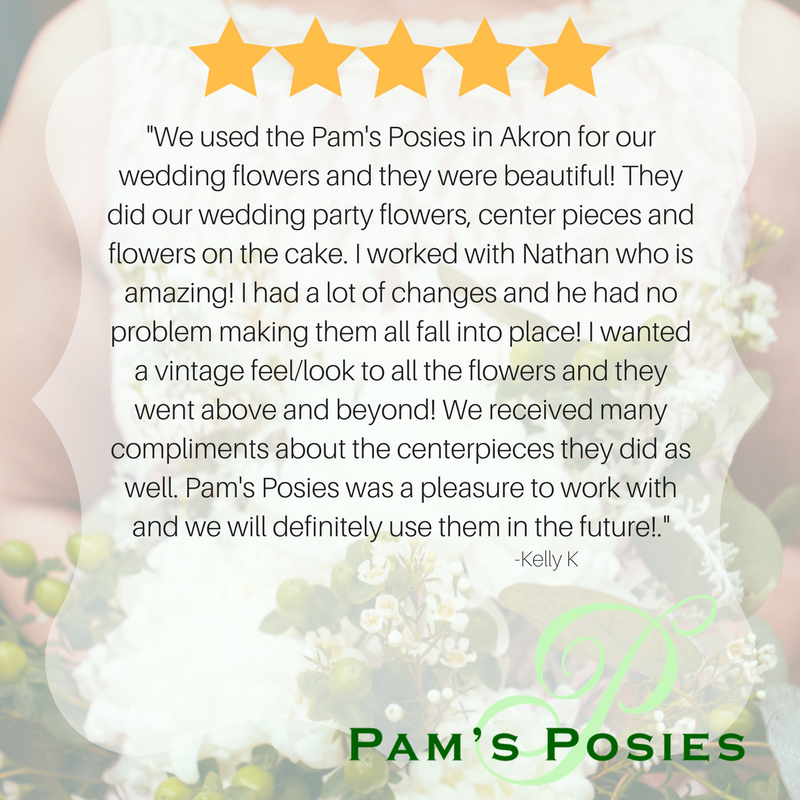 PamsPosies1's tweet photo. Kelly K thank you for taking the time to review us!  We absolutely LOVED working on your wedding. https://t.co/WQxZ87aLBY