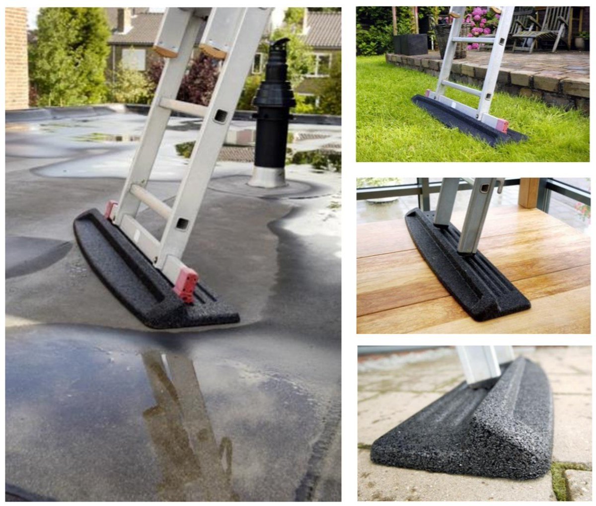 The Green FX Ladder Wedge provides a safe non-slip surface at the base of a ladder and is available in our Paint Department today!