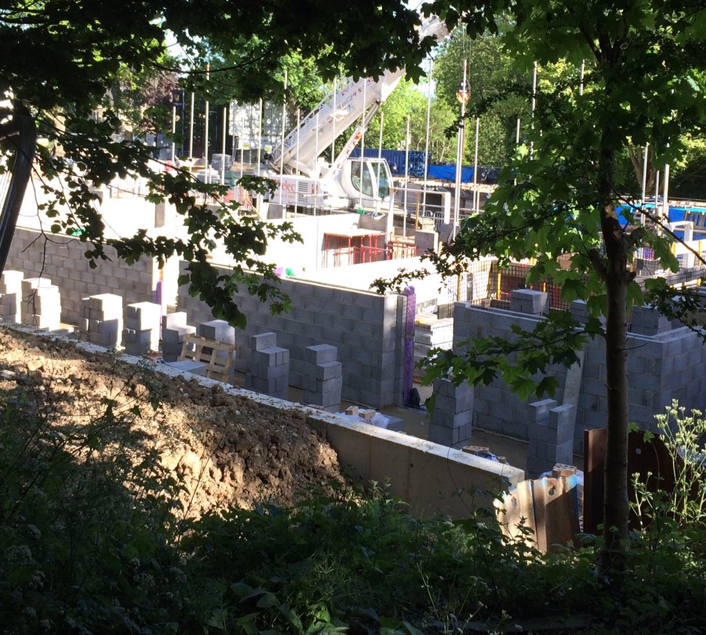ShaunFMDM's tweet photo. Stoll's new home for veterans in Aldershot is on the up! @stoll_veterans @Bugler_Devs #CentenaryLodge https://t.co/DgqYDPvhUp