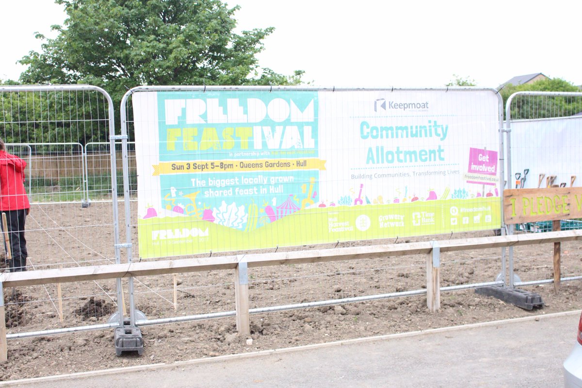 AdeebaKeepmoat's tweet photo. Beyond excited to launch our 'Community Allotment Project' part of the #FreedomFEASTival in #Hull with @freedomfesthull @growers_network https://t.co/0iupCNFonp
