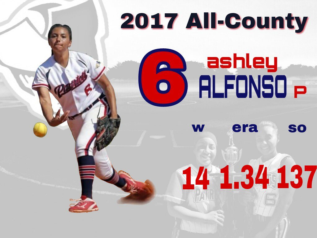 Softball_AP's tweet photo. Congratulations to Ashley Alfonso and Alexis Guzman on making 1st Team All-Dade! ⚾️💪 #AmericanTuPapa #APSoftball #1stTeam https://t.co/xUfRhHv4hy