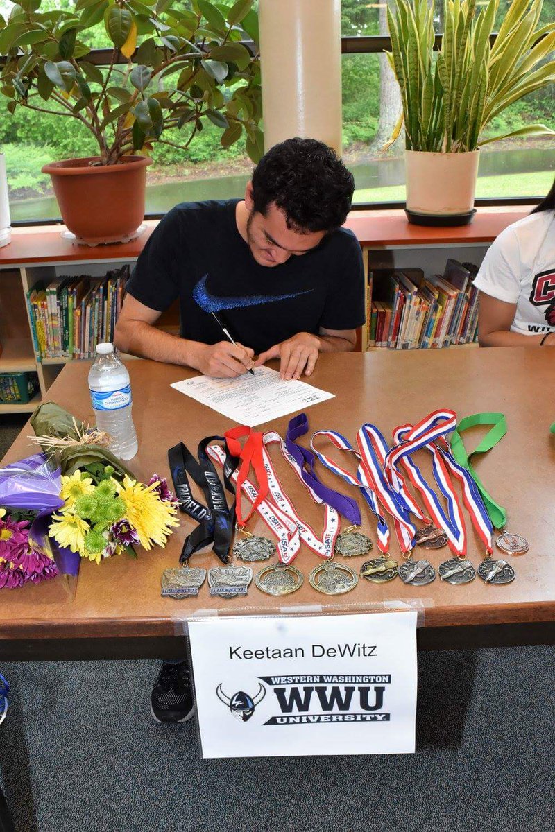 KentwoodTrack's tweet photo. Congratulations to Keetaan and Bebe for signing their "Letter of Intent" yesterday! We are so proud of you! https://t.co/z99KXzJJ6d