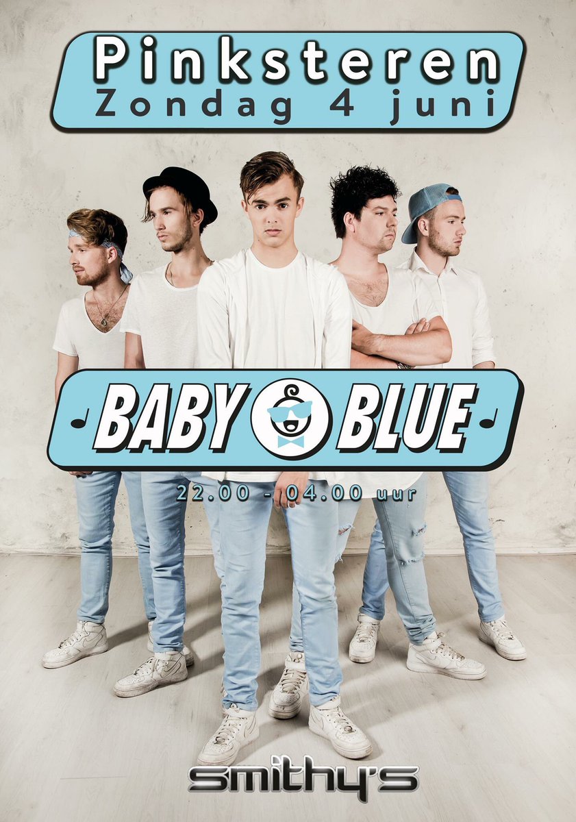 Over een aantal weken is het Pinksteren, we hebben baby blue on stage!! #feesje