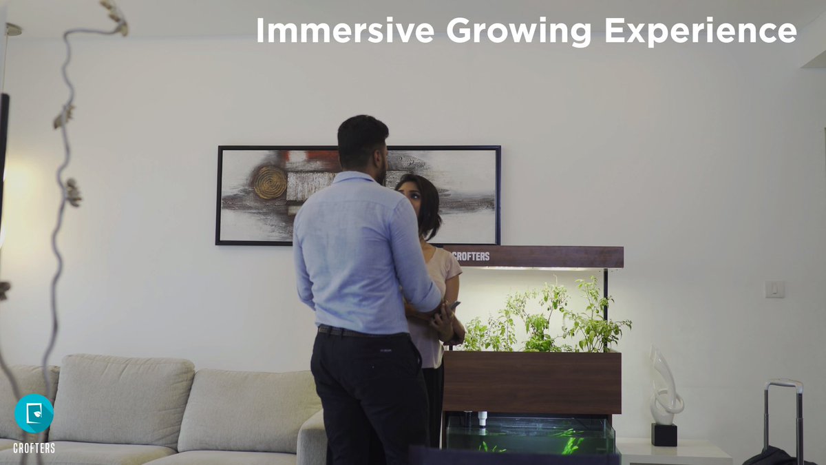 crofters_in's tweet photo. #Crofters rebranding gardening, watch our video here - https://t.co/eJYyfWYQap
#UrbanFarming #Chennai #Bangalore #Aquaponics #Startups https://t.co/w8aR5wPS1V