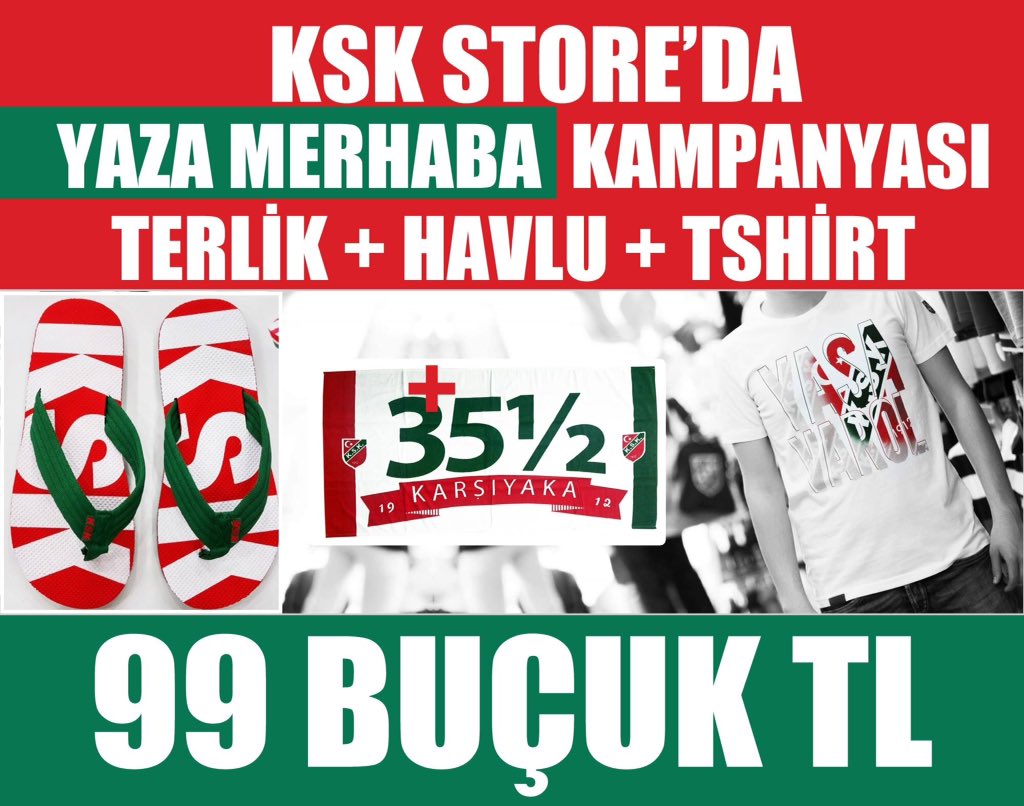 YAZA MERHABA KAMPANYASI...
TSHIRT - TERLİK VE HAVLU 99.5 TL