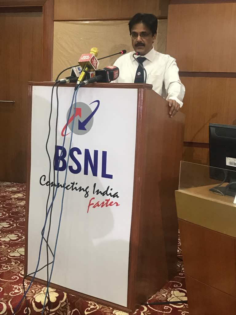 Im delighted to announce that #BSNL upgrades Minimum Broadband speed to 4Mbps #BSNL is the first telecom operator to do so #WorldTelecomDay
