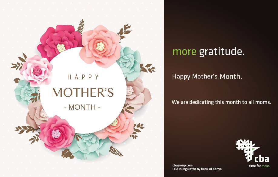 ncbacare's tweet photo. We are dedicating this month to all mothers out there. Be on the lookout for gifts and offers on our social media pages. #CBAMothersMonth https://t.co/uJK9fDDTWy
