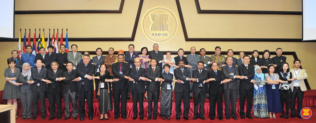 ASEAN's tweet photo. #ASEAN took a step further in building a people-oriented, people-centred community. https://t.co/I8SCT7zh1l https://t.co/k54VOvHQ7V