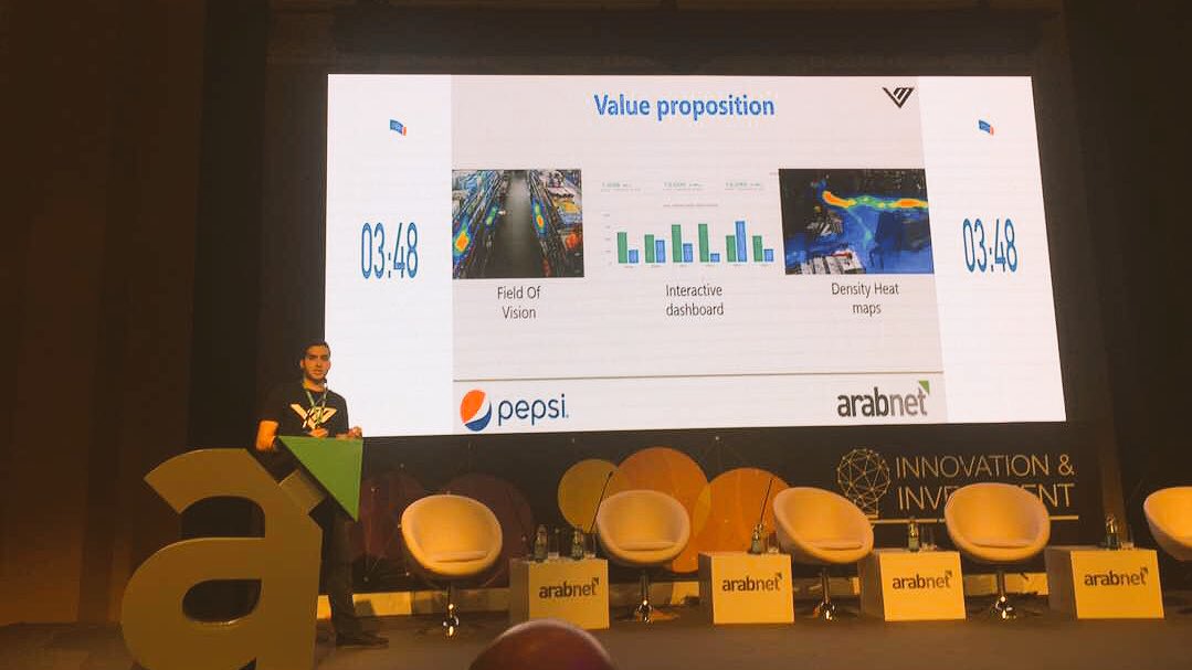 speedacceleratr's tweet image. #speedalumni Samy El Khoury pitches his startup, #VisionInMotion, at #arabnetdubai #startup #championship! #speedlebanon