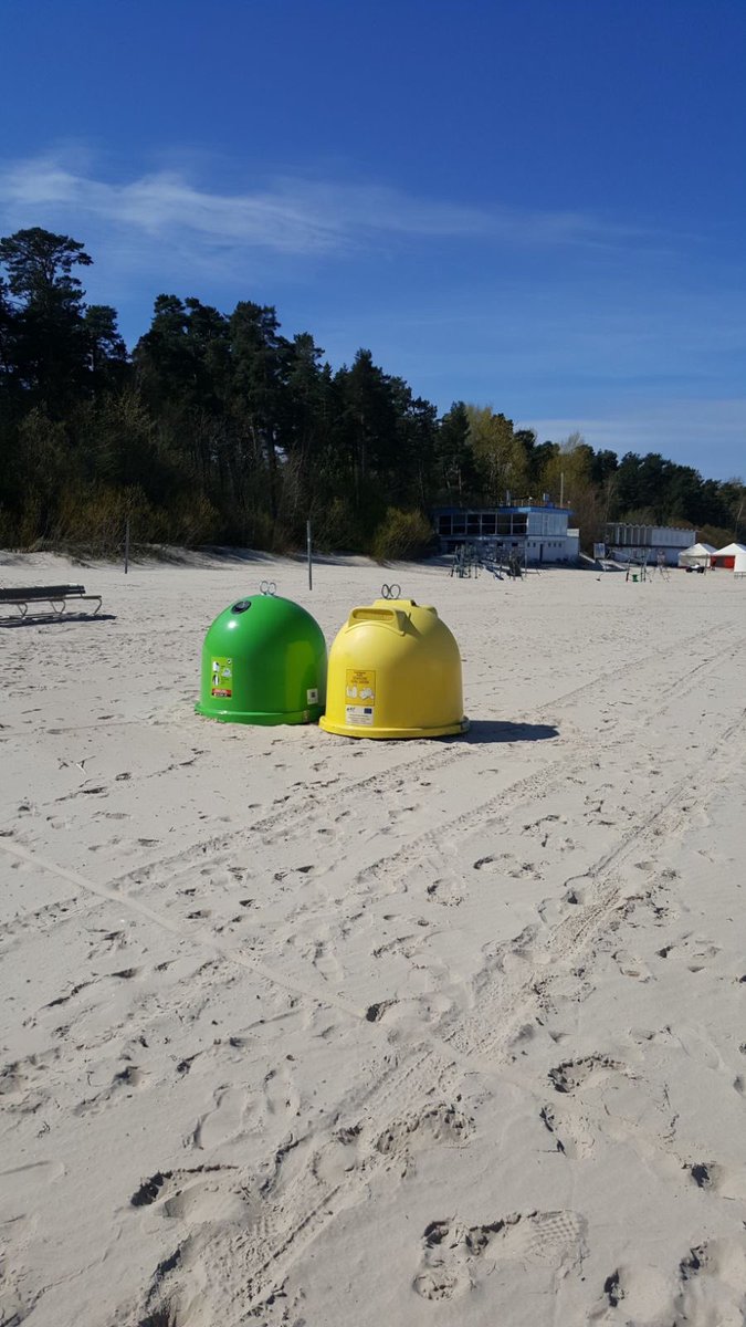 Sākoties kūrorta sezonai izvietojam dalīto atkritumu konteinerus Jūrmalas pilsētas pludmalēs