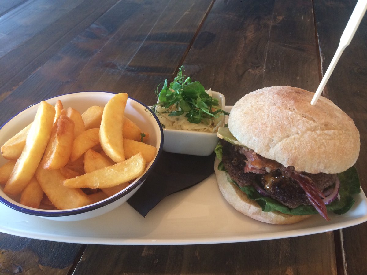 Wednesdays is Burger Time. Jonny is busy making them now, always several to choose from including a veggie option. From 12 noon.