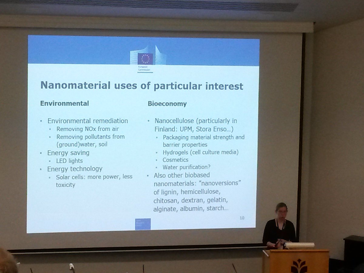 uef_ecotox's tweet photo. Paula Jantunen and nanoregulation at #EU level #FCES2017 https://t.co/x21qP88Uuh