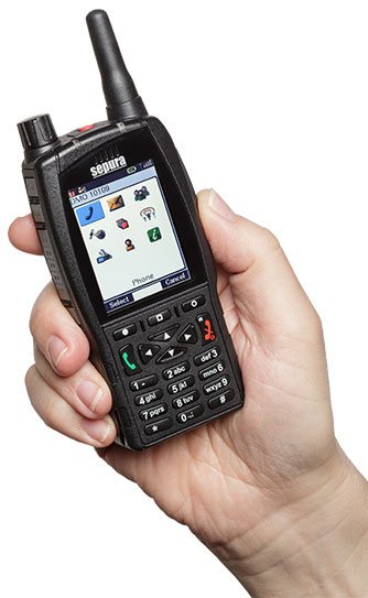 SepuraLtd's tweet photo. See the new #SC21 smart #TETRA hand-held radio on stand B10 at #CCWorld #compactwithoutcompromise https://t.co/hqaJ8kA3B9