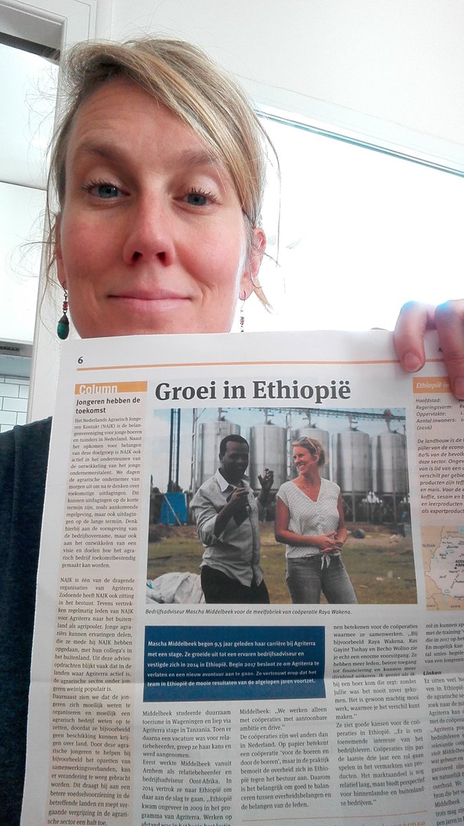 Hoe leuk is dat! Agrimondiaal aangekomen in Frankrijk met mooie verhalen over werk #Ethiopie <a href="/Agriterra/">Agriterra</a>. Al gelezen? epaper.penthionstudio.nl/epaper/Special…