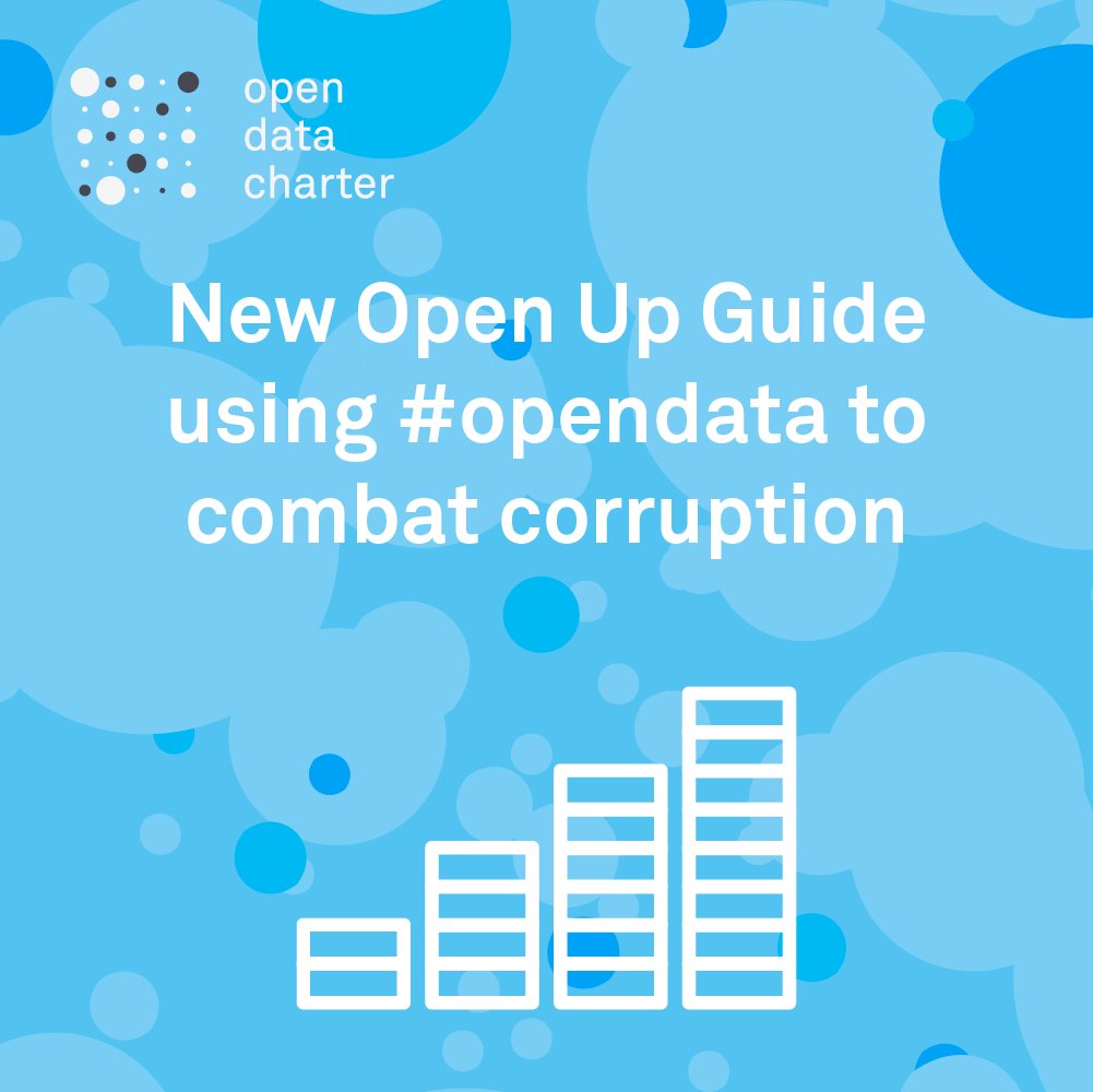 opendatacharter's tweet photo. New Open Up Guide from @opendatacharter: using #opendata to combat corruption. Read and comment here: https://t.co/FsMJUL9KVH https://t.co/CZYYKGIuBl