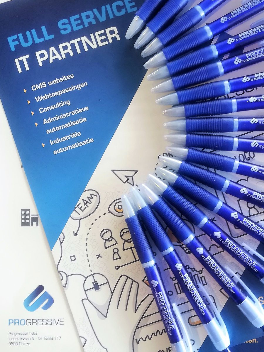 Progressive_BE's tweet image. Onze nieuwe balpennen zijn gearriveerd, wij delen ze graag bij het tekenen van je contract als Progressive .Net developer.  #hiring #Dotnet