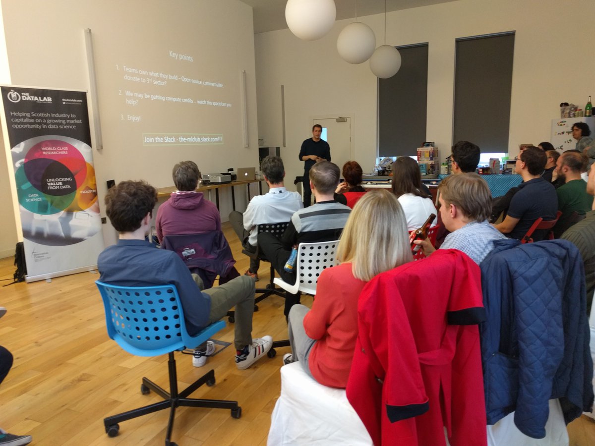 jmaciver22's tweet photo. Cracking night last night at @mlclub_glasgow - @RookieOven  was buzzing with ideas. Want to join in? Info &amp; slack -> https://t.co/19CAUIw5fa https://t.co/Y0snFWbmFz