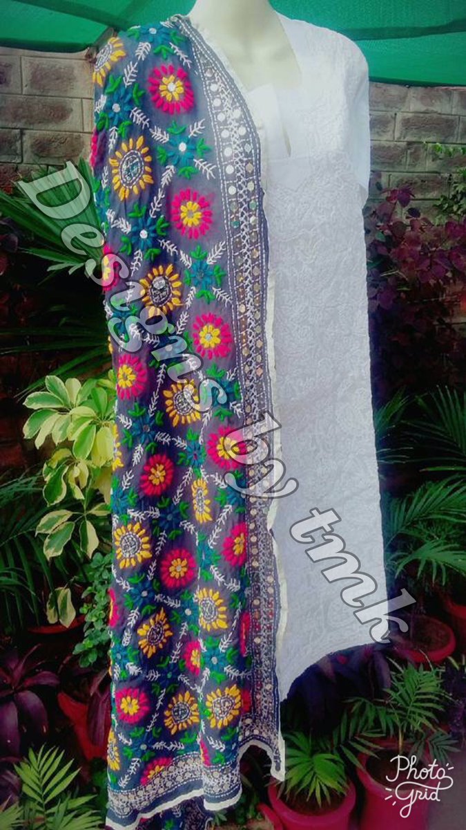 designsbytmk's tweet photo. Indian handmade embroidered shawl and
Chicken shirt 
Price: 4500-/Rs https://t.co/X6k1tVufwM