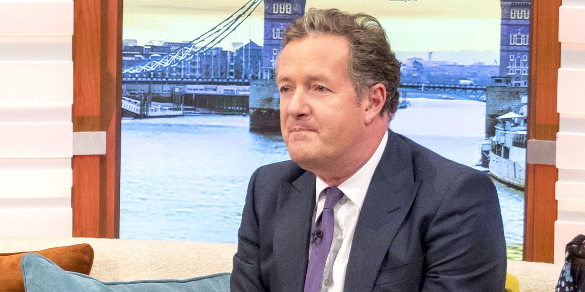 digitalspy's tweet photo. 🙄 @piersmorgan is at it again as he identifies as a "black woman" and 'an elephant' on Good Morning Britain:
https://t.co/Rxz0xPDQX8 https://t.co/XZwnKxYAZ1