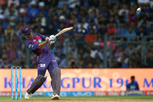 sportstarweb's tweet photo. MS Dhoni powers @RPSupergiants into #IPL final. Best images from #MIvRPS clash. #IPLwithSSL 

ALBUM: https://t.co/9la0GclpFZ https://t.co/KOi95BEFYW