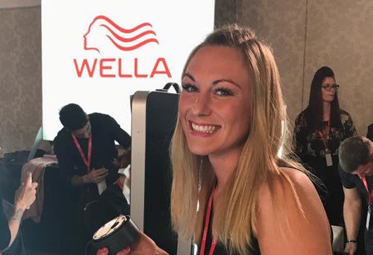 Very proud of Caversham's Creative Director Georgina Williams making it to Wella Trend Vision Southern Regional finals in London #indigorye