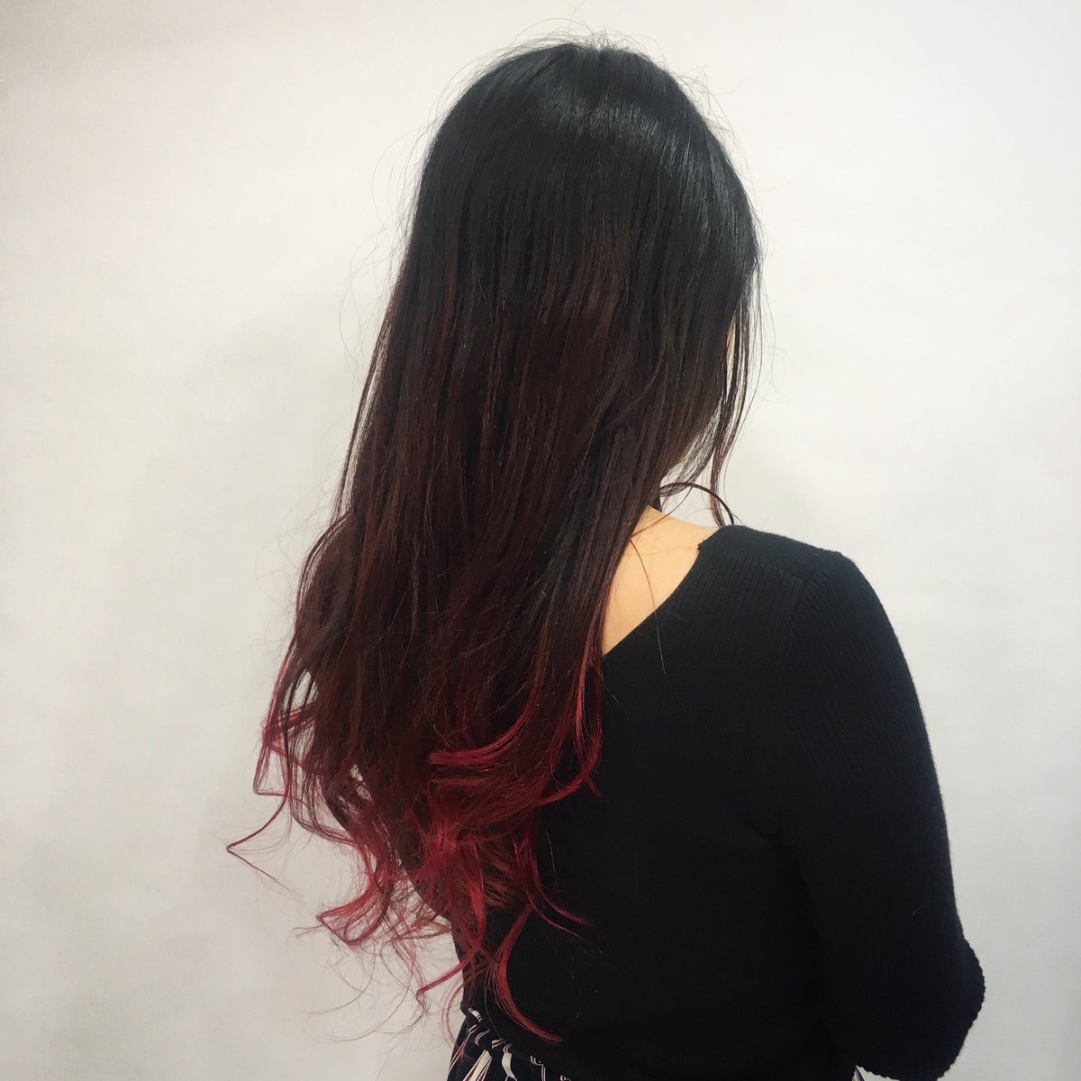 川畑晋也 原宿 美容師 ハイトーンヘアー Auf Twitter レッドグラデーションカラー 毛先のみブリーチし 毛先のみレッドをいれてぼかして グラデーションしました 簡単かつ短時間でイメチェン ちなみにこれ今日1時間もかからんかたです グラデーションカラー