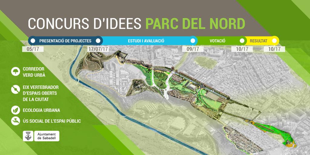 Tret de sortida al CONCURS D'IDEES DEL PARC DEL NORD i fil a l'agulla a un dels principals projectes d'inversió