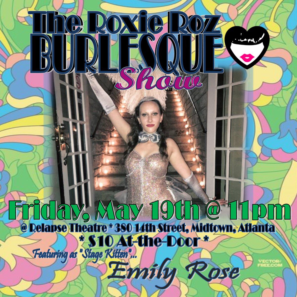 shellieschmals's tweet photo. Fri 5/19 - the @RoxieRoz #Burlesque show at @relapsecomedy!! $10/11pm #RoxieRoz @AtlantaXPLRR @cl_atlanta @T4Vista @SocialInAtlanta https://t.co/eKcqXvkafd