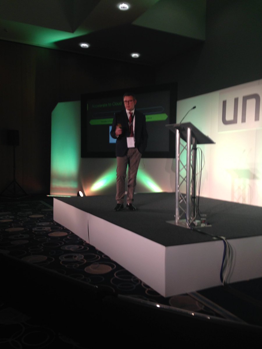 Barry Tuffs explains how @UnifyCo can help accelerate to cloud #DiscoverUnify2017 with Triple Play