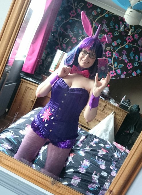 playboy bunny Twilight Sparkle about ready to rock the convention!  :-) obviously with make up and shoes<a href="/tag/mvsales"class="tags"><span>#mvsales</span></a>