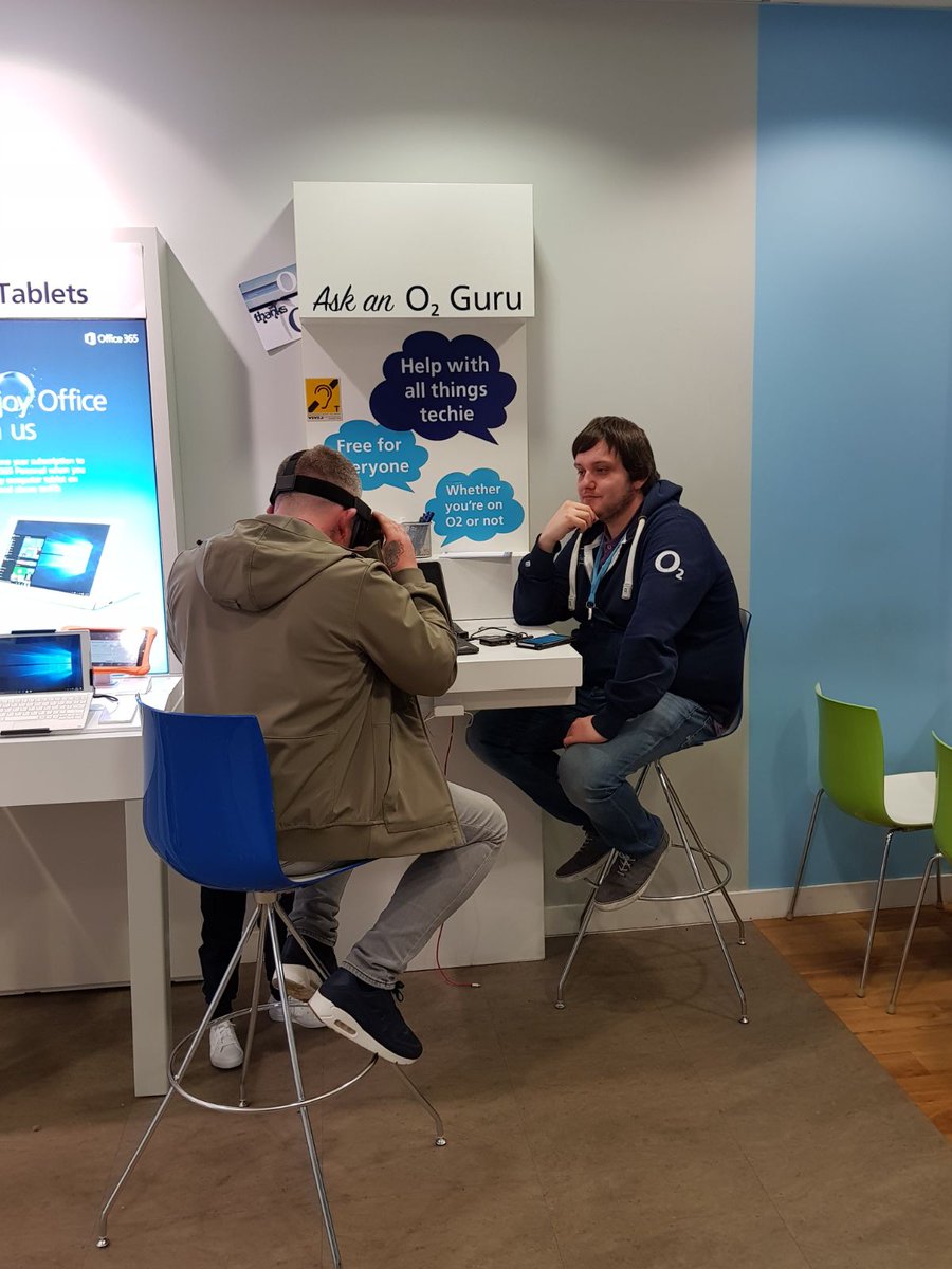 Peter had a blast on the VR. Pop in store and experience it for yourself and why not treat yourself to our best ever SIM only? #TeamO2