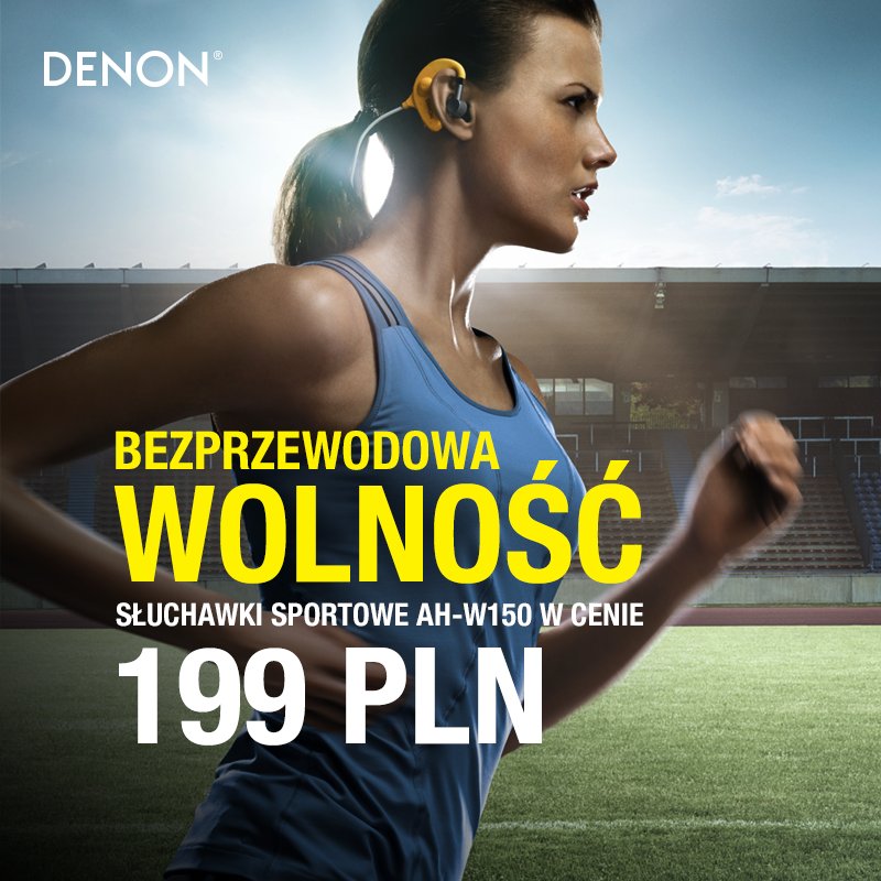 Słuchawki bezprzewodwe Denon w cenie 199 PLN !
