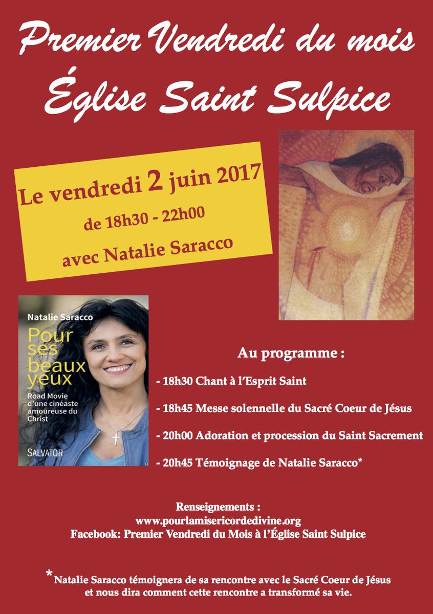 EditionSalvator's tweet photo. Préparez vos extincteurs @NatalieSaracco va mettre le feu à l'Eglise Saint-Sulpice le 2 juin prochain ! #Paris #Eglisecatholique https://t.co/QZLVPNv2VY