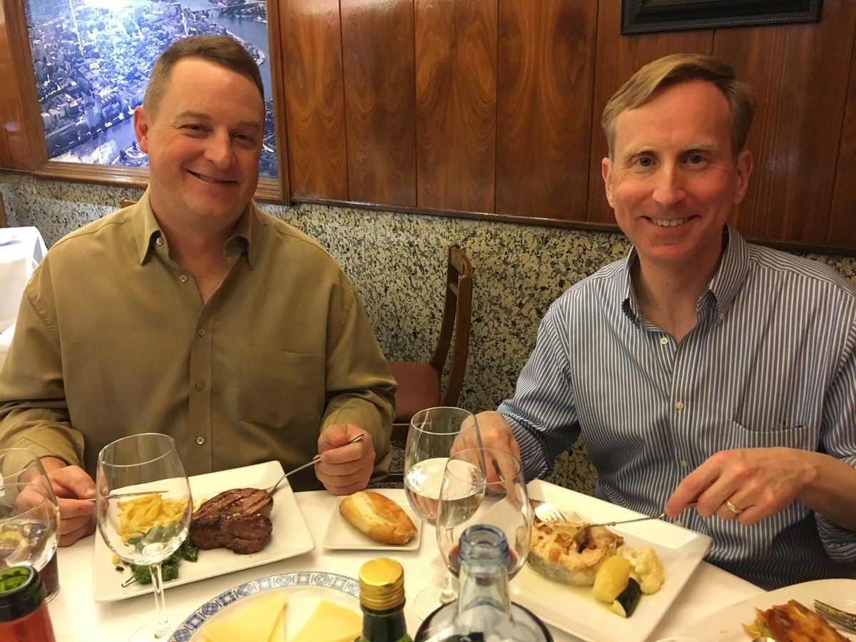 shuque's tweet photo. Dinner in Madrid with ICANN and Verisign friends; last night of DNS #OARC26 https://t.co/MqV4aq5qfo