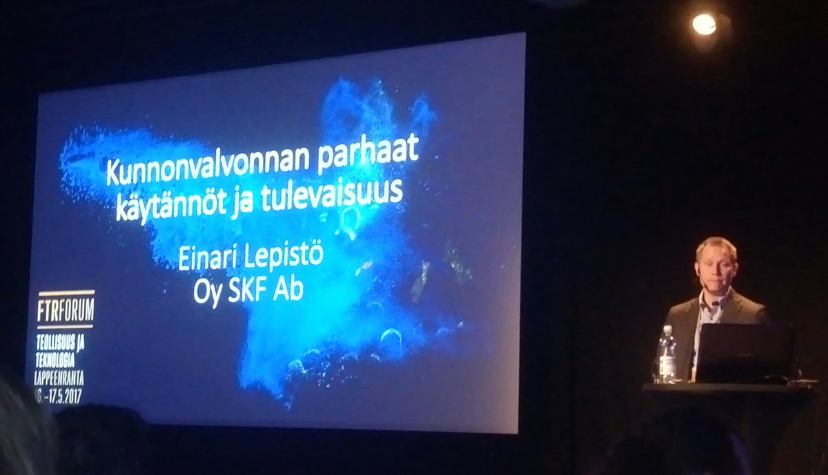 FTRForum's tweet photo. Stage 2: Einari Lepistö @SKFgroup #FTR17 https://t.co/RSy5hvAnBF