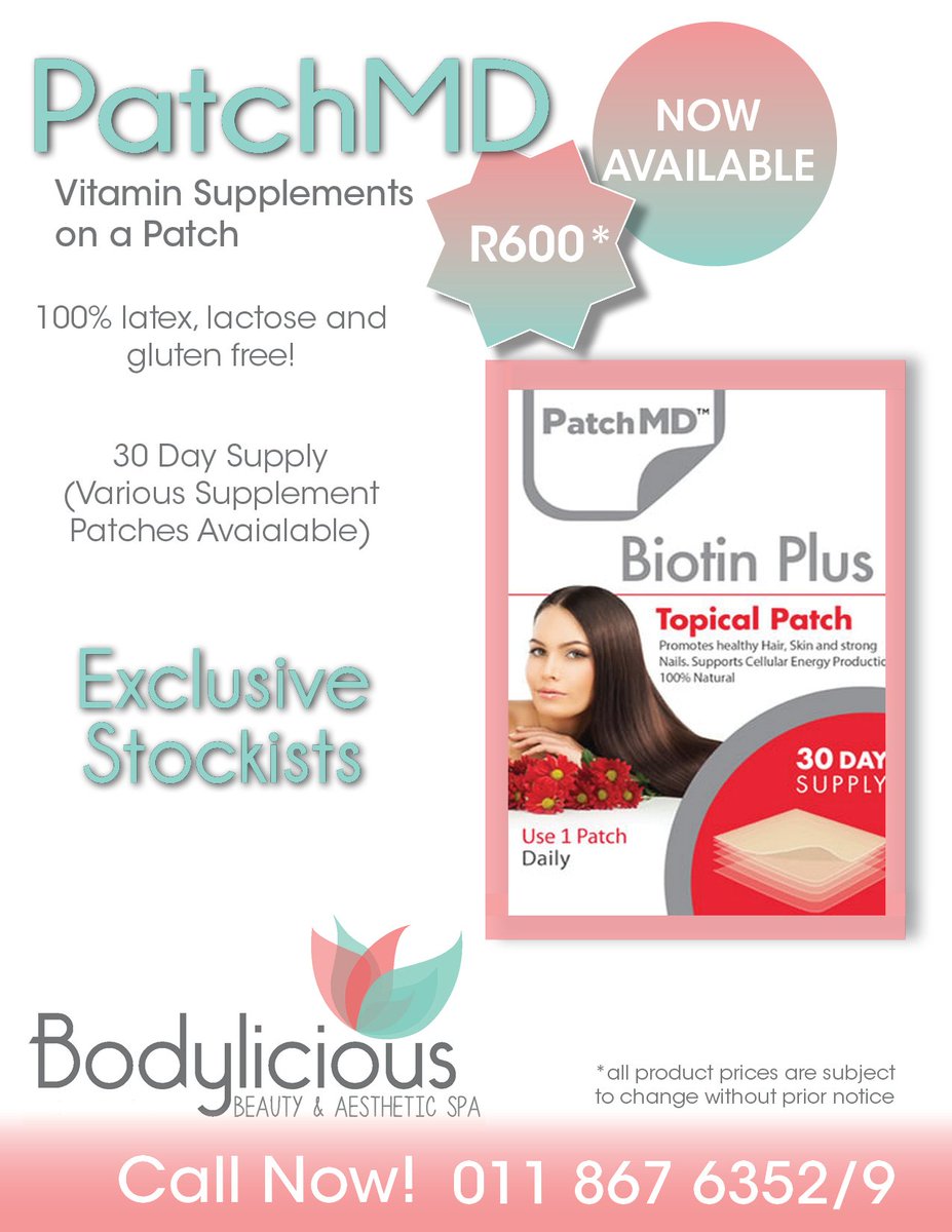 Bodylicious_Spa's tweet image. Vitamins on a Patch! 100% Latex &amp;amp; Gluten Free! Get Yours Now!
@MyPatchMD #patchmd #vitamin #healthy #lipo #caviation #weightloss