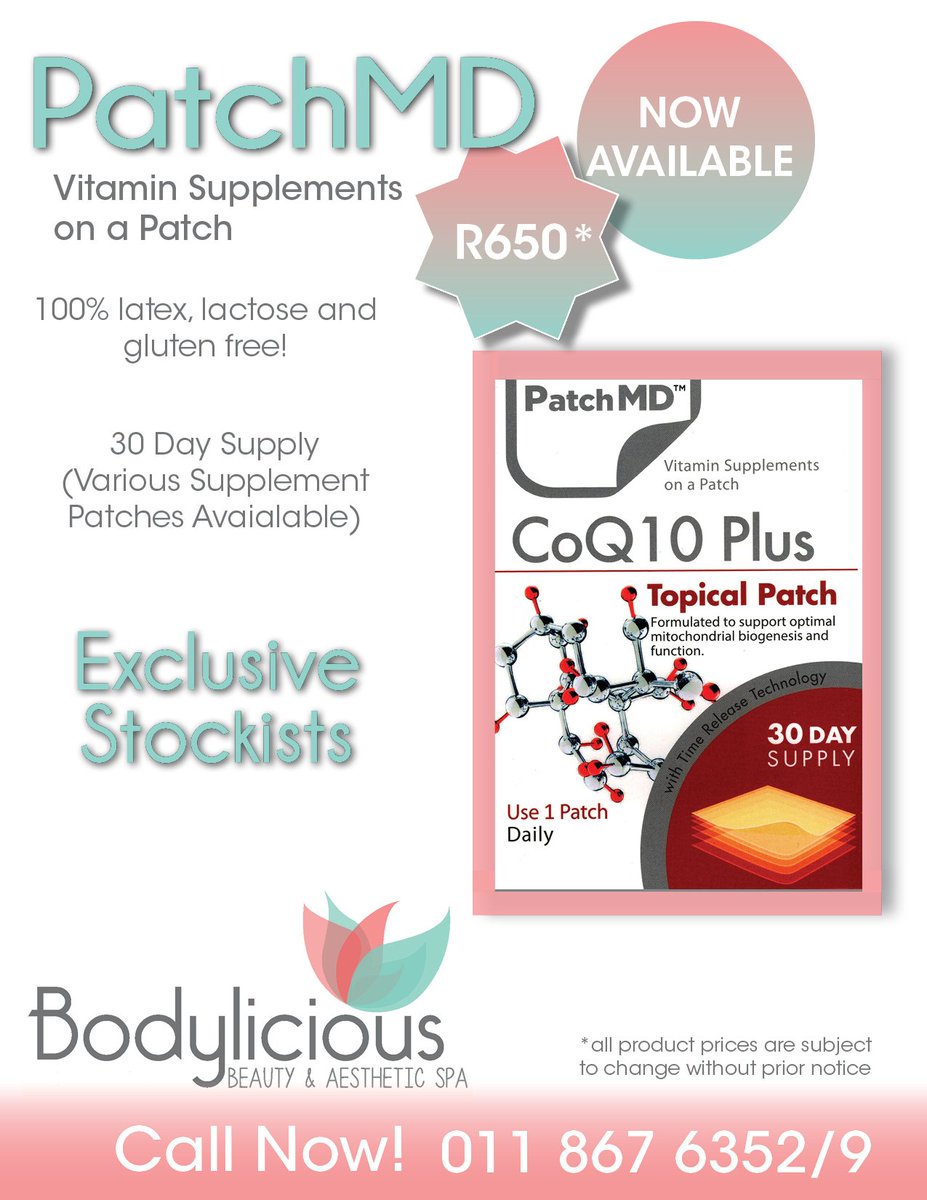 Bodylicious_Spa's tweet image. Vitamins on a Patch! 100% Latex &amp;amp; Gluten Free! Get Yours Now!
@MyPatchMD #patchmd #vitamin #healthy #lipo #caviation #weightloss
