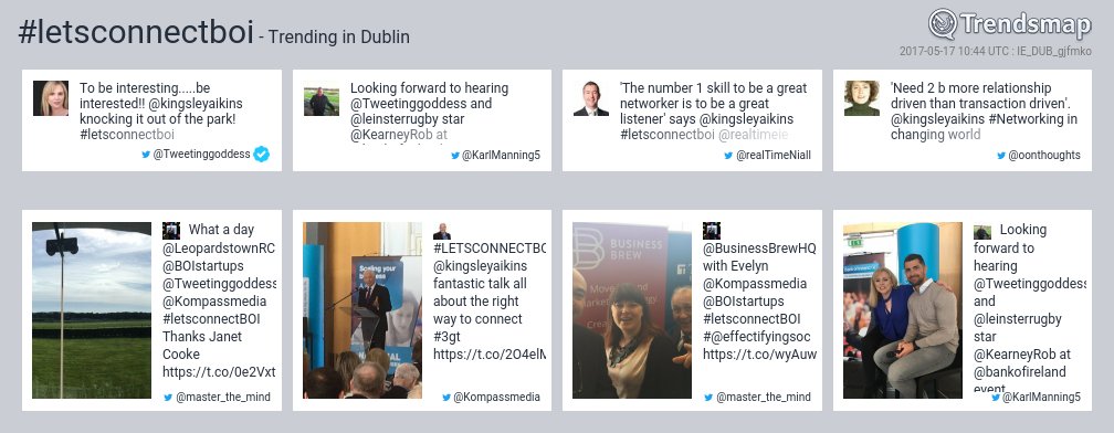 TrendsDublin's tweet photo. #letsconnectboi is now trending in #Dublin
https://t.co/pV0EsLF0QK https://t.co/gM3LI5qSCi