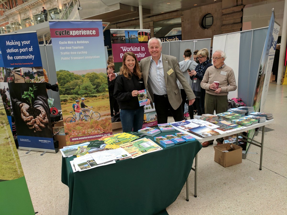 Pop in to see us <a href="/LondonWaterloo/">London Waterloo</a> - we will answer all enquiries about cycling in the beautiful New Forest! 👍 #communityrail #forestfreedom