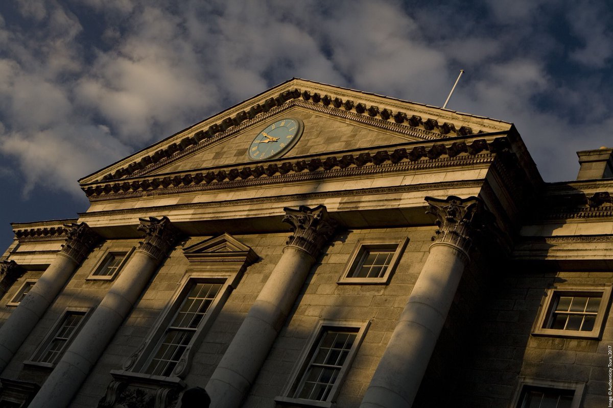 AuthenticityDub's tweet photo. Visit Ireland's oldest university with the official #TrinityTours! Tickets include admission to #BookofKells. Operating 7 days a week. https://t.co/VnfvkXTUkh
