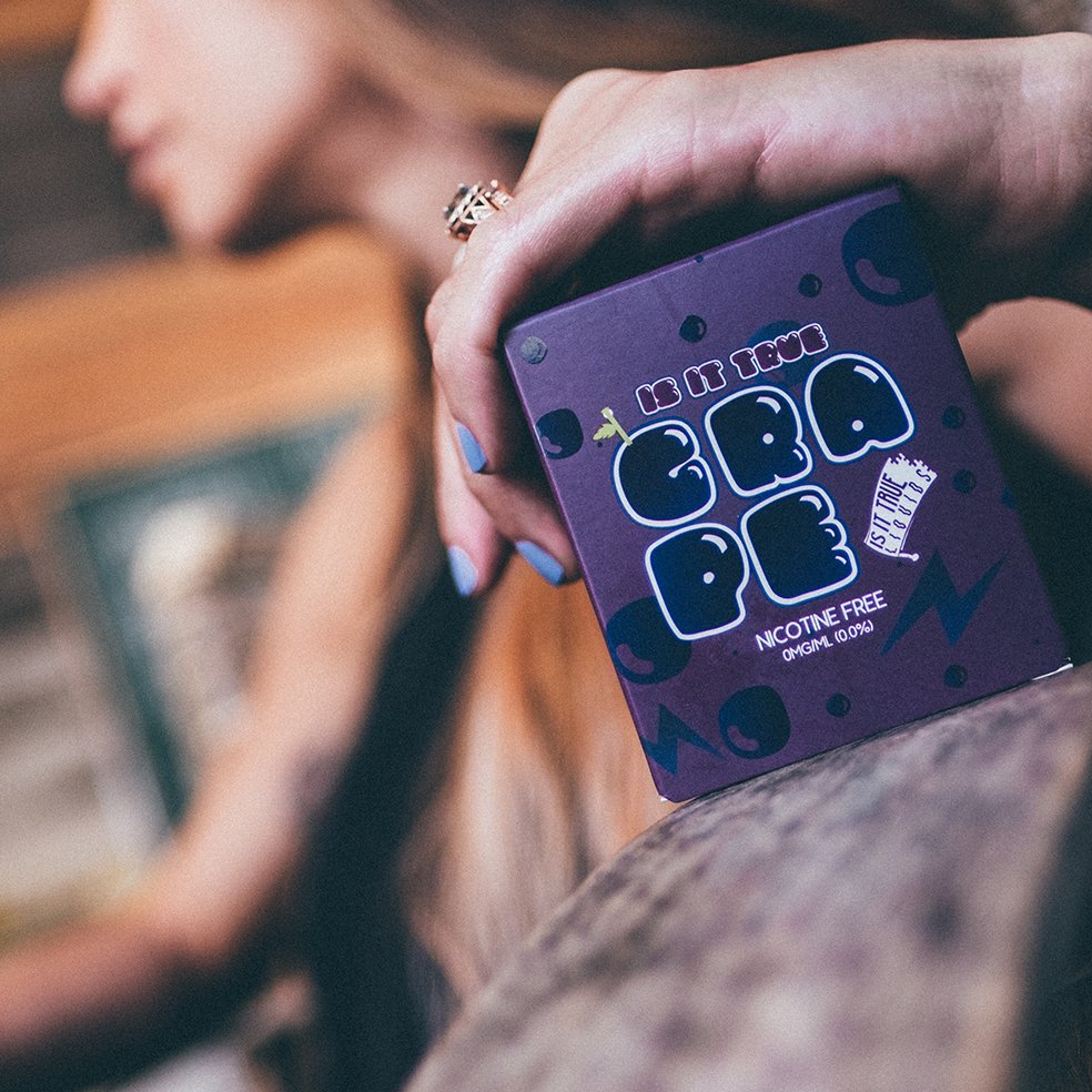Grape Soda by Is It True Liquids.. Your new All Day Grape ;) 
#BePro #IsItTrue #GrapeSoda