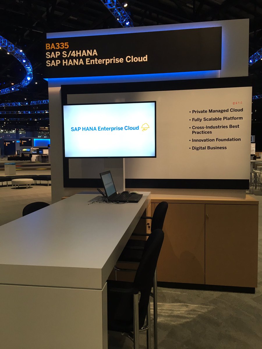 Lisa_Milani_MSP's tweet image. Stop by BA335 SAP S/4 HANA Enterprise Cloud #SAPPHIRENOW #SAPHEC