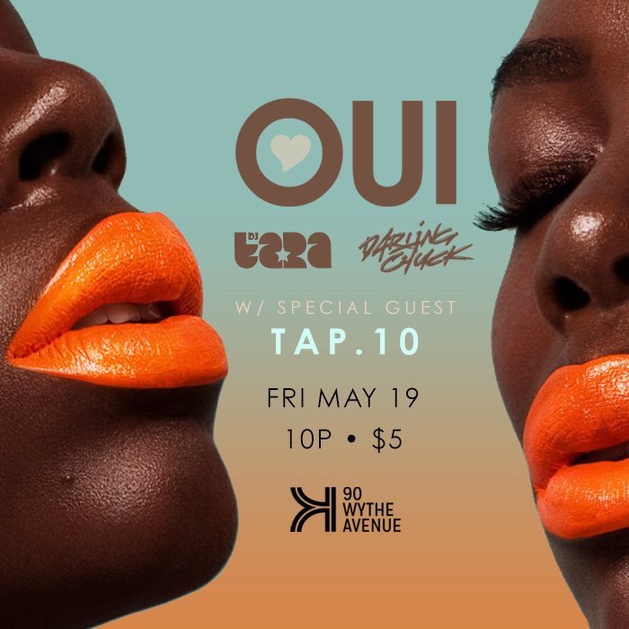 vfd_Design's tweet photo. Friday at #Kinfolk90
#OuiNYC
@darlingchuck
@djtara
@tap10
Doors at 10pm
90 Wythe Ave
#kinfolklife https://t.co/wanFLyKlS9