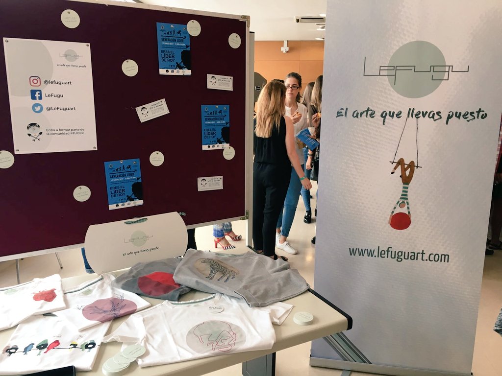 Nuestro patrocinador @LeFuguart está presente en #GeneraciónLíder #elartequellevaspuesto