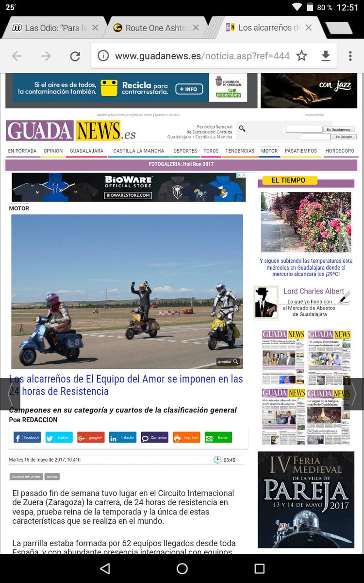 Joer que buena foto ilustrando el artículo 😄😄😄😉 <a href="/equipodelamor3/">3️⃣LoveTeam 3️⃣</a> y <a href="/Guadanews_es/">Guadanews</a>