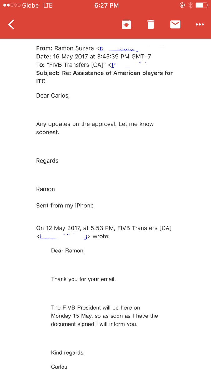 tribunephl_JCM's tweet image. SOURCE: Contrary to previous claims, PSL president Ramon Suzara is working for the ITC of PVL imports. @SuperLigaPH