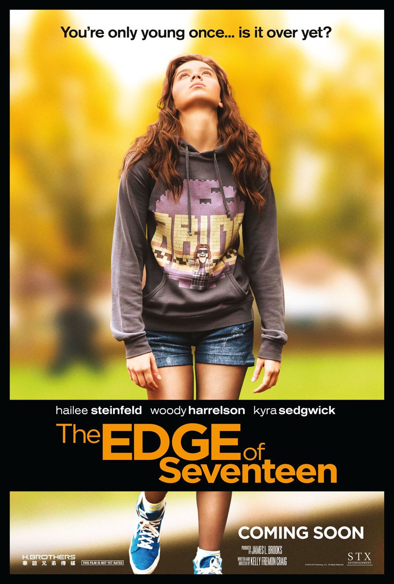 <지랄발광, 17세 The Edge of Seventeen>(2016, 켈리 프레몬 크레이그) 헤일리 스테인펠드 주연작. 작년 호평받은 성장영화로 19회 서울국제여성영화제 @SIWFF...