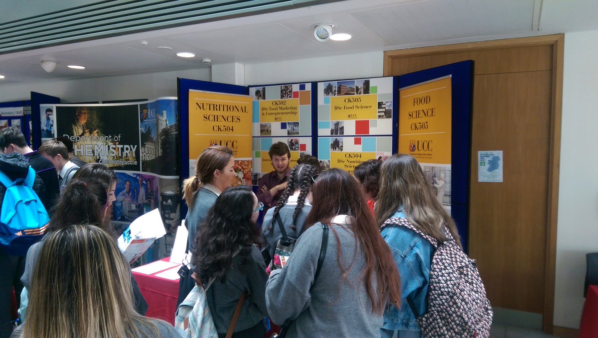 Finding out about some of the science-related degrees at the UCC Spring Open Day