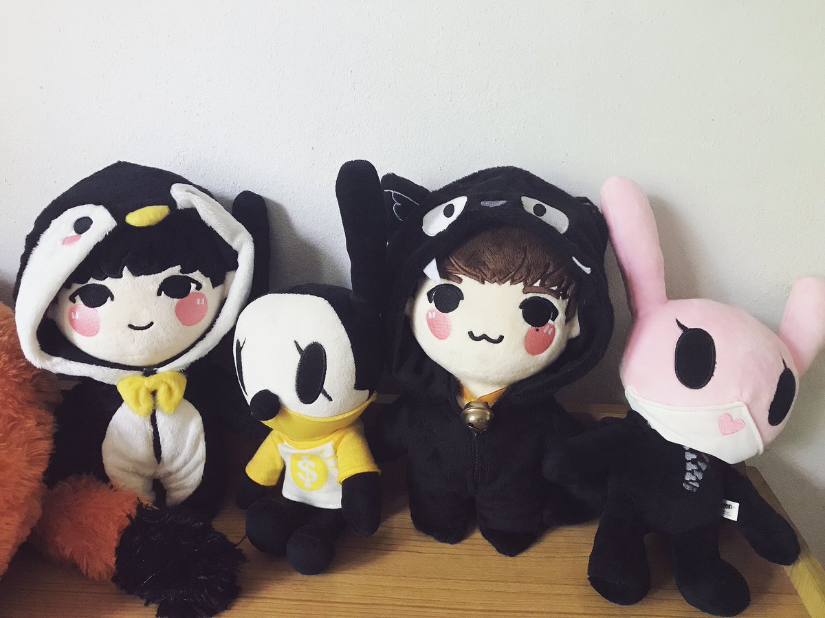 with8510's tweet photo. ตุ๊กตาแดฮยอนงี่+ฮานายองแจ พร้อมส่งแล้วนะคะใครที่ซื้อบั้ม #BAPROSE #BAPNOIR กับเราจะได้รับส่วนลดเหลือตัวละ550฿ มีของแถม!! DM เยย https://t.co/Uy11Iboj7I